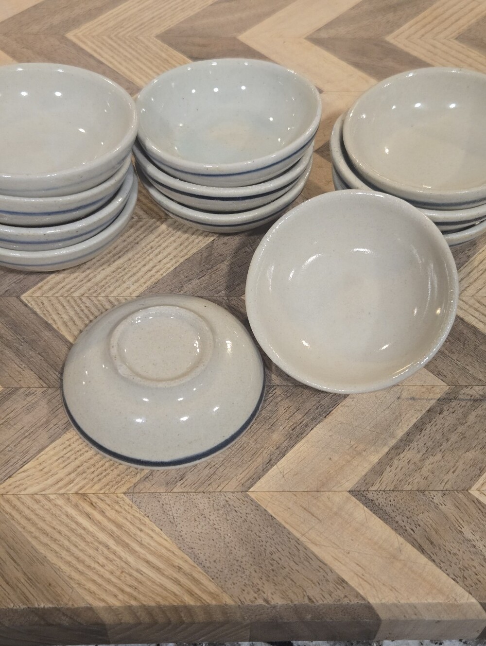 Vintage Salt Cellers / Condiment Dishes Set of 12